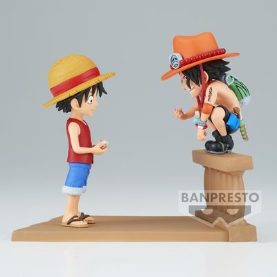 Bandai x Banpresto World Collectable Figure Log Stories - Monkey D. Luffy &amp; Portgas D. Ace"One Piece"