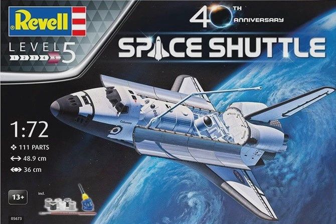 40th Anniversary Space Shuttle 1/72 #05673 by Revell