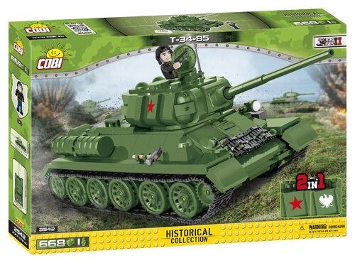 Cobi Historical Collection WWII: 2542 T 34-85 668 PCS