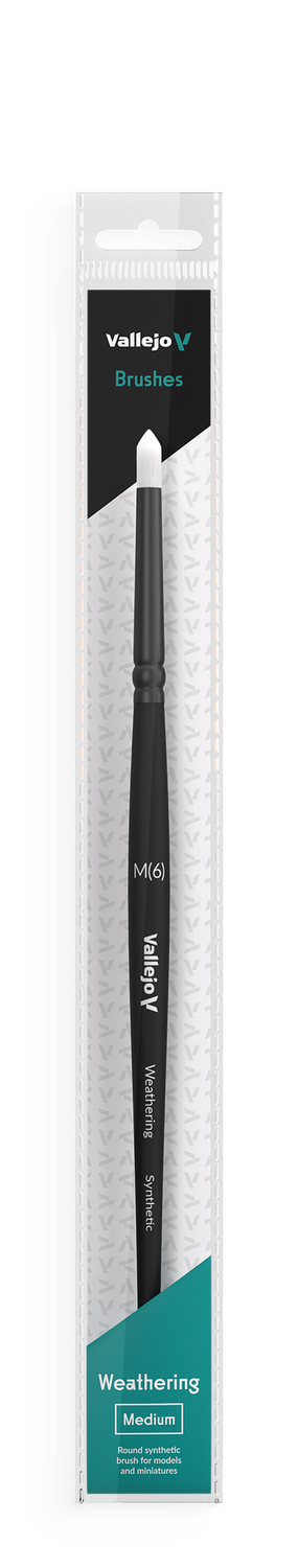 Vallejo Brush B08002 Weathering M Synthetic Round Brush
