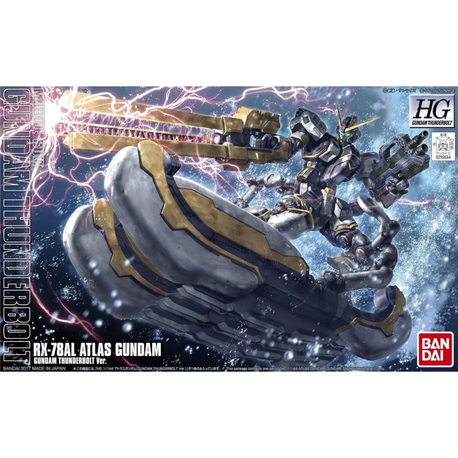 HG Thunderbolt #12 1/144 RX-78AL Atlas Gundam #5063139 by Bandai