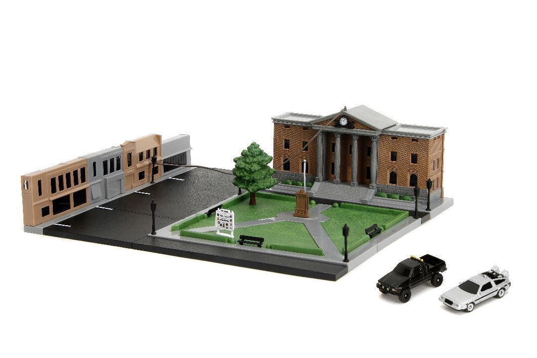 Jada Hollywood Rides Back to the Future Hill Valley Courthouse Nano Scene #34804