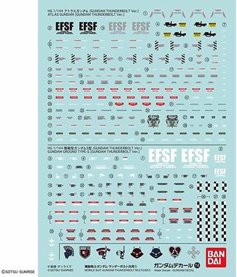 Gundam Decal 114 - Mobile Suit Gundam Thunderbolt Multiuse 1