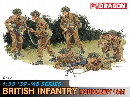 British Infantry Normandy 1944 1/35 #6212 by Dragon Models
