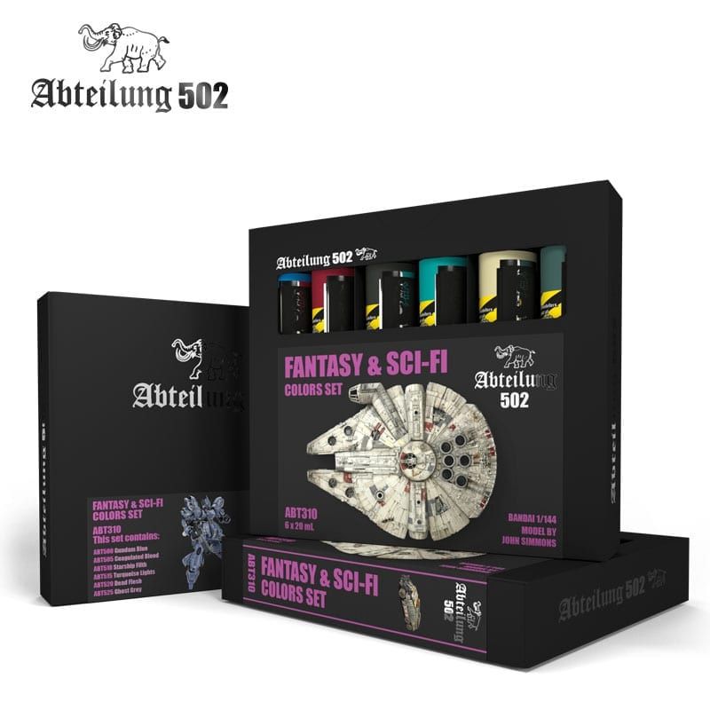 Abteilung502 Set Oil Paint Set Fantasy and Sci-fi - ABT310