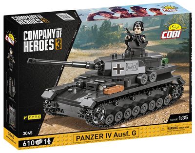 Cobi Company of Heroes 3: 3045 Panzer IV Ausf.G 610 PCS