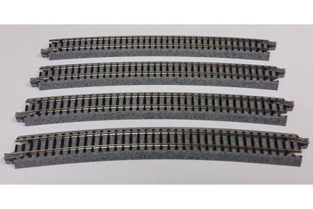 UniTrack N Curve R28 1/4" - 15 degree 4pcs.