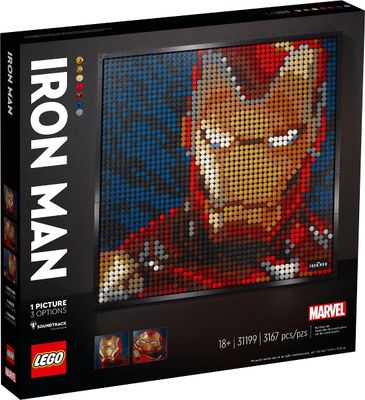 Lego Art: Iron Man 31199 Damaged Box
