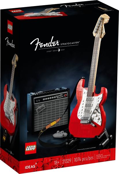 Lego Ideas: Fender Stratocaster 21329