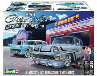 1956 Chevrolet Del Ray 2'n1 1/25 Model Car Kit #4504 by Revell