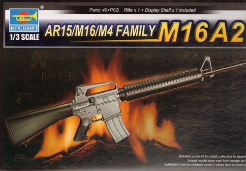 AR15/M16/M4 Family M16A2 1/3 Scale #01907 by Trumpeter