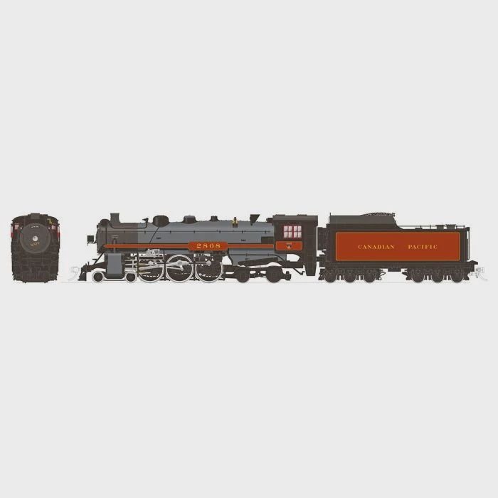Rapido 601008 HO H1b 4-6-4 Hudson (DC/Silent): CPR - "World's Greatest Travel System": #2818