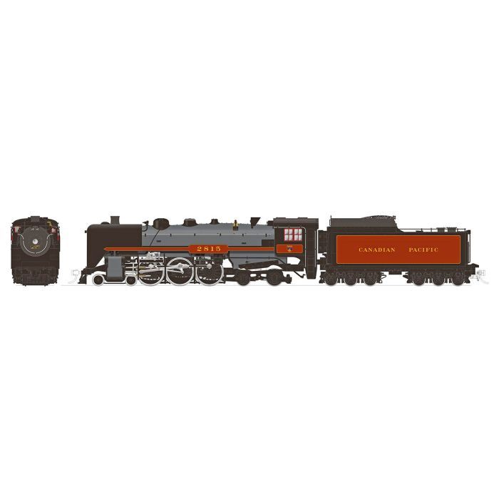 Rapido 601510 HO H1b 4-6-4 Hudson (DC/DCC/Sound): CPR - "World's Greatest Travel System": #2817