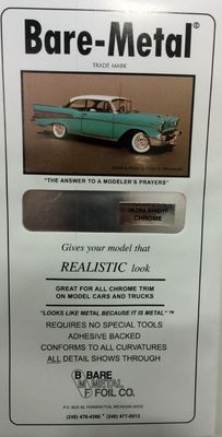 Bare Metal Foil - Ultra Bright Chrome BAR004