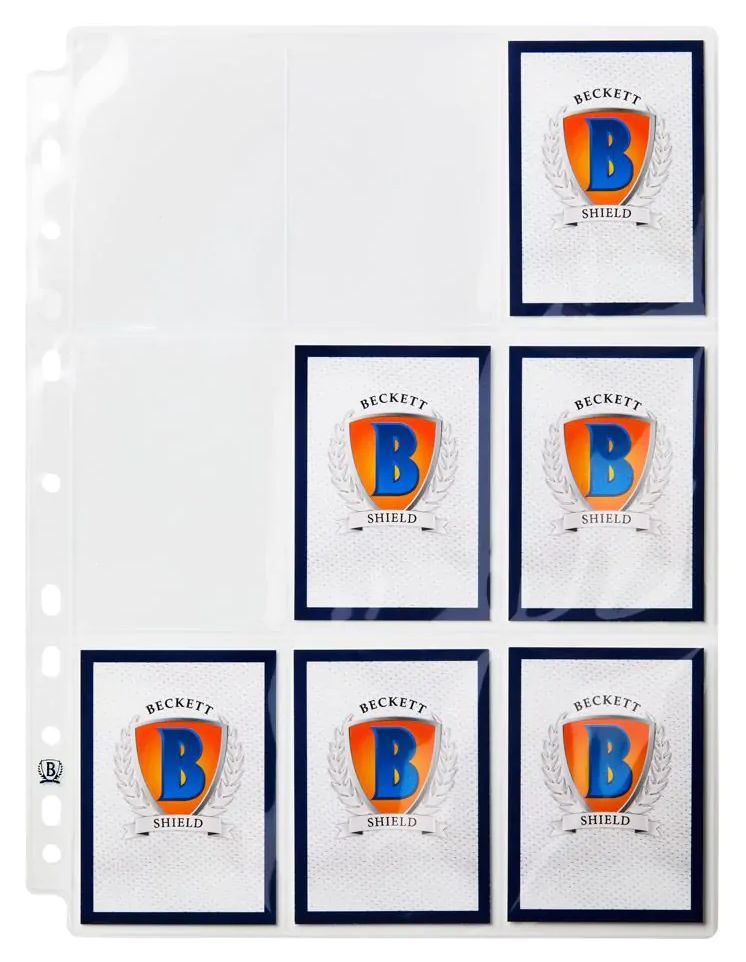 Beckett Shield 9-Pocket Standard Binder Pages