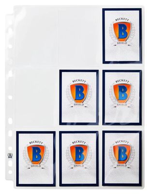 Beckett Shield 9-Pocket Standard Binder Pages