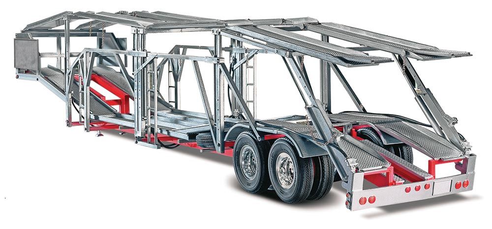 Auto Transport Trailer 1/25 Model Car Kit #1509 by Revell