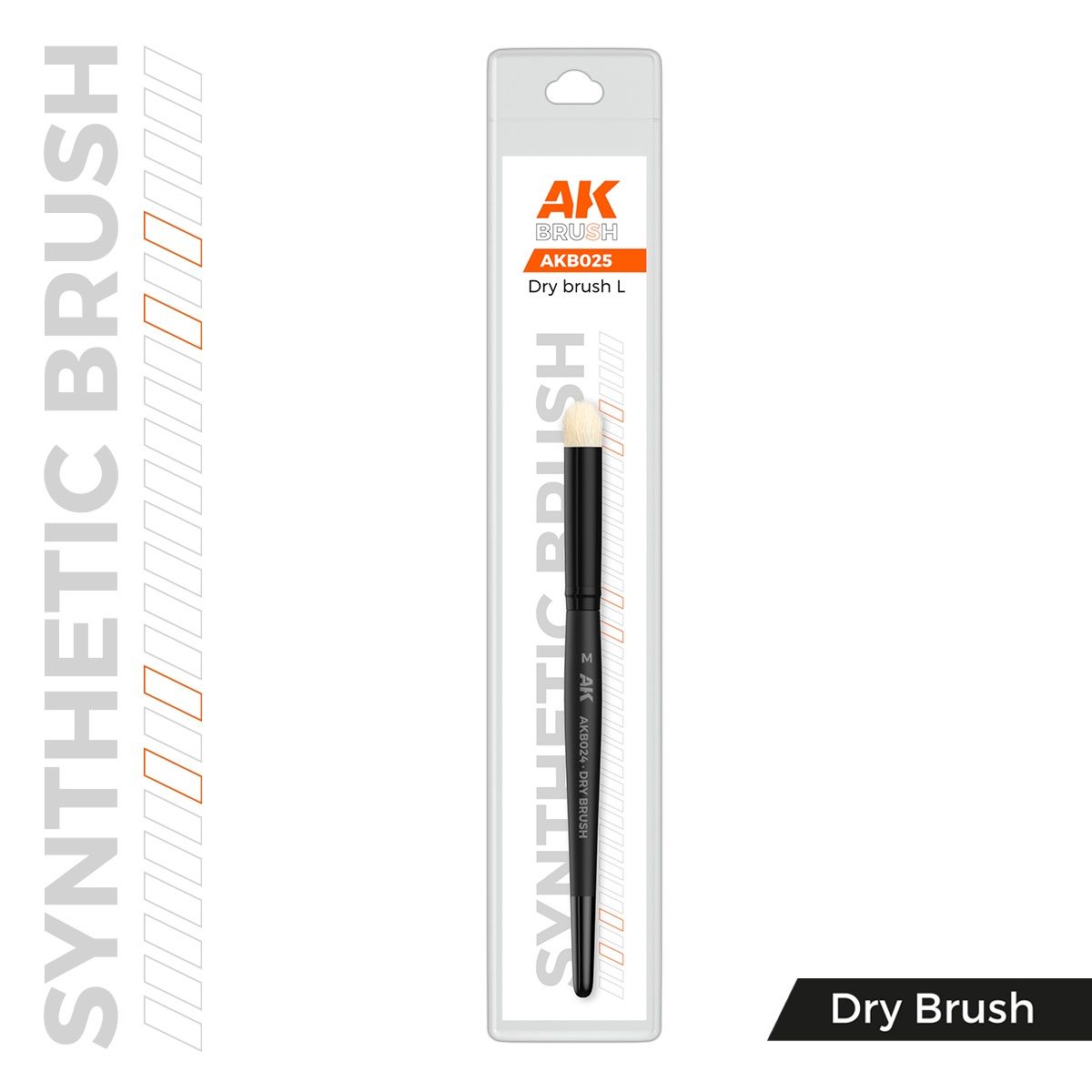 AK Interactive Synthetic Dry Brush L - AK-B025