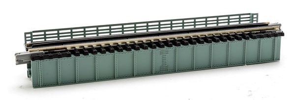 Kato Deck Girder Bridge 4-31/32" 124mm Long (gray) - 20-462