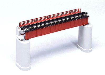 Kato Deck Girder Bridge 4-31/32" 124mm Long (red/rust) - 20-460