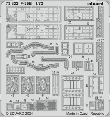 F-35B 1/72 Photo Etched Set for Tamiya