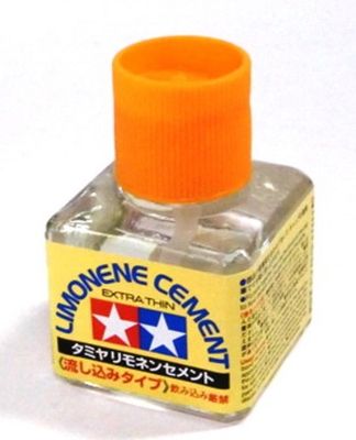 Tamiya Limonene Cement Extra Thin Orange Cap 40ml