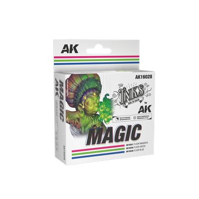 AK Interactive The INKS Sets Magic - Set of 3 Jars (Inks) - AK-16028