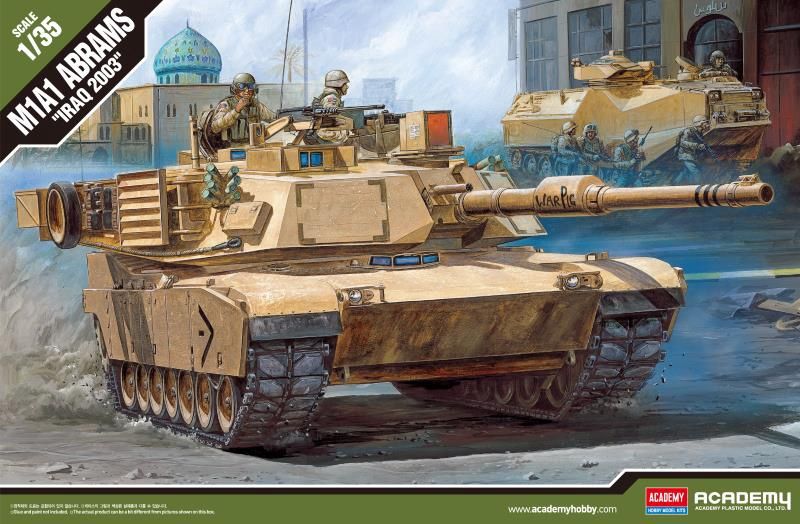 M-1 Abrams Tank 1/35 by Academy