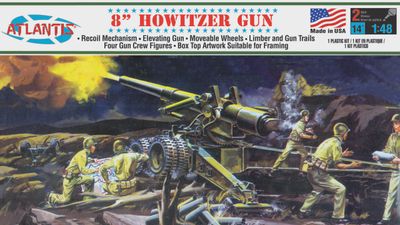 US Army Howitzer 1/48 #A307 by Atlantis