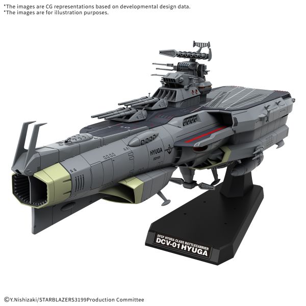 EFCF Hyuga Class Battlecarrier DCV-01 Hyuga #5068695 Space Battleship Yamato 2202 by Bandai