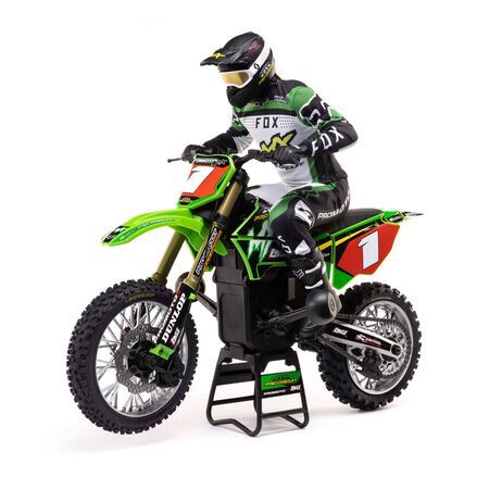 Losi Promoto-MX RTR 1/4 Brushless Dirt Bike (Pro-Circuit) w/2.4GHz DX3PM Radio, MS6X &amp; Battery &amp; Charger - LOS06002