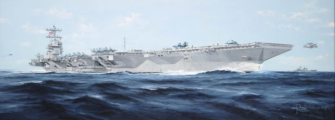 USS Gerald R.Ford CVN-78 1/350 #05638 by Trumpeter