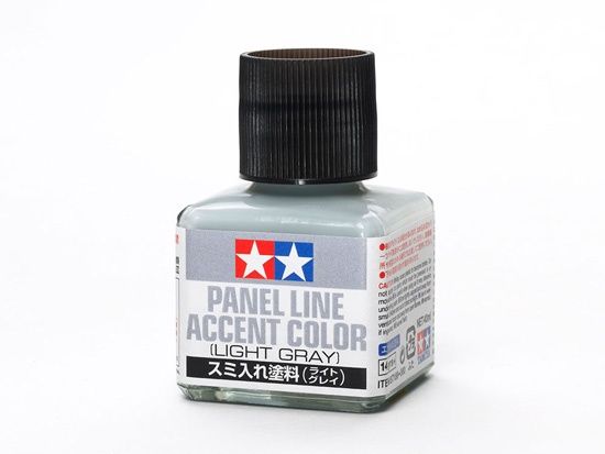Tamiya Panel Line Accent Color Light Gray TAM87189