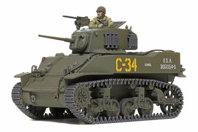 US Light Tankm5A1 Stuart 1/48 #32606 by Tamiya