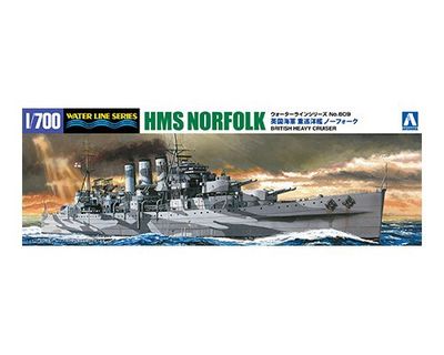 British Heavy Cruiser HMS Norfolk 1/700 by Aoshima