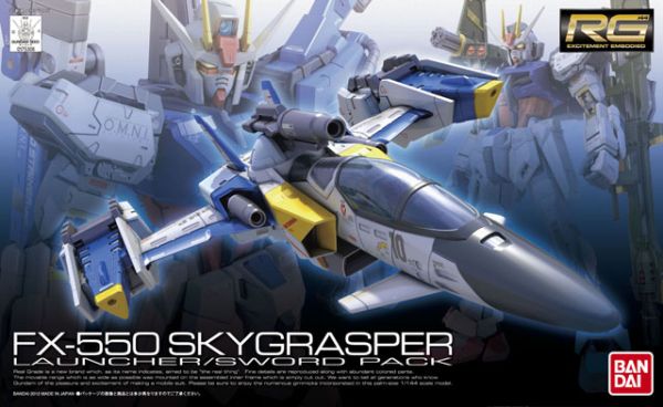 RG 1/144 #06 FX-550 Skygrasper (w/ Sword &amp; Launcher Striker Packs) #0175306 by Bandai