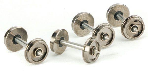 WalthersProto 36" Turned Metal RP-25 Wheelsets With Metal Axle #2305