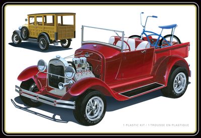 1929 Ford Woody Pickup 1/25 Model Truck Kit #1269 by AMT
