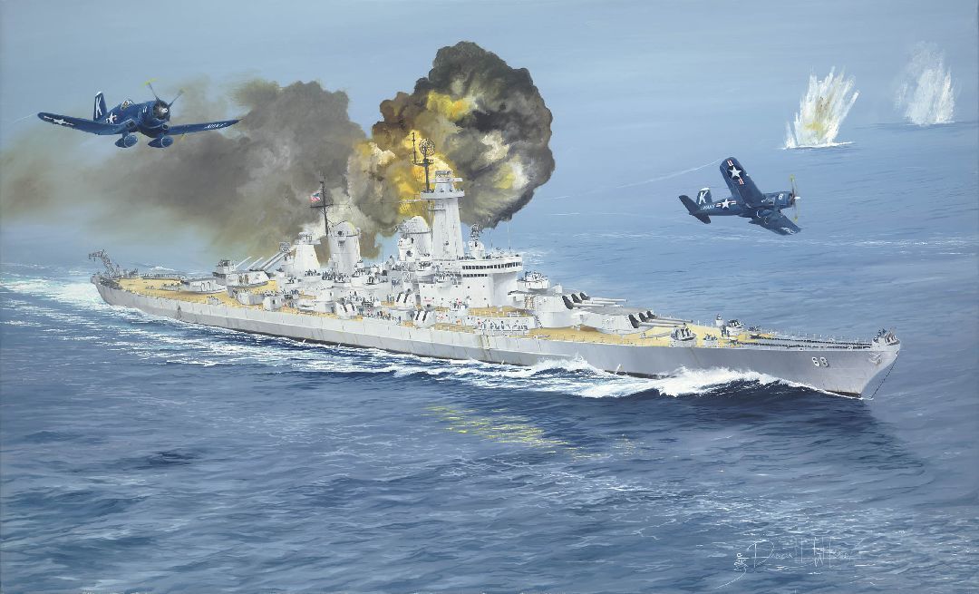 USS Ohio BB-68 1/350 #05373 by Trumpeter