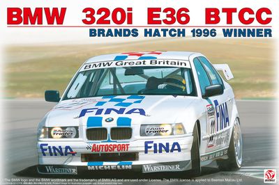 BMW 320i E36 BTCC Brands Hatch 1996 Winner 1/24 #BX24045 by Platz