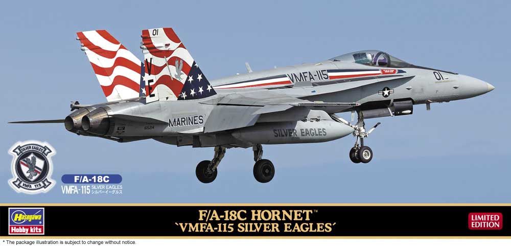 F/A-18C Hornet "VMFA-115 Silver Eagles" 1/72 #02471 by Hasegawa