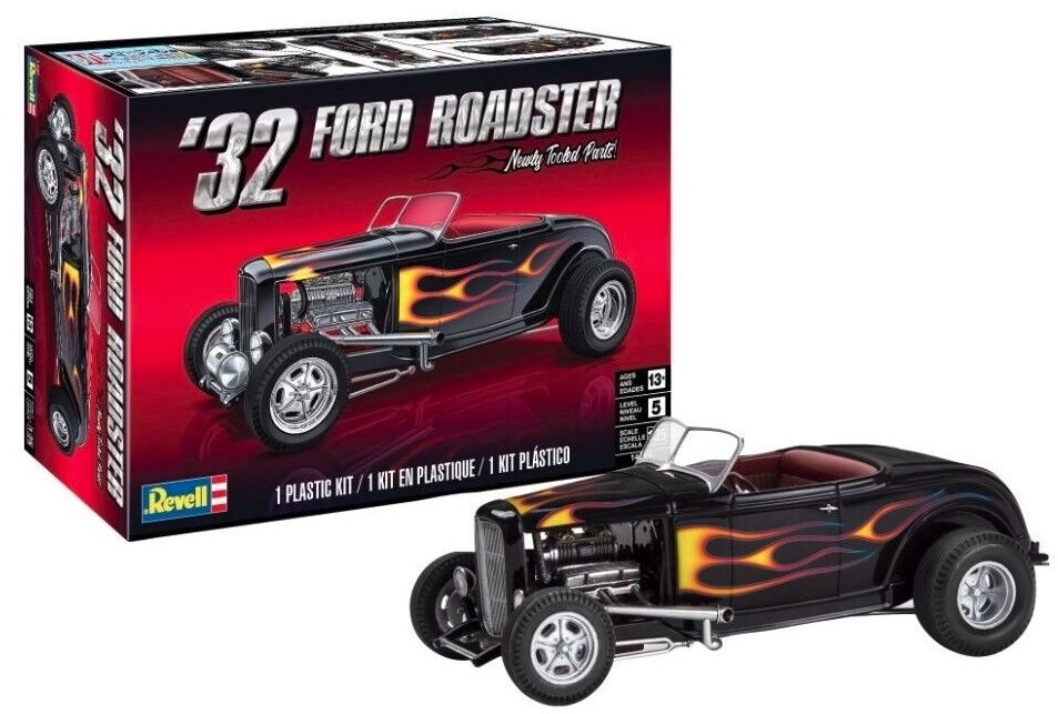 1932 Ford Roadster 1/25 Model Car Kit #4524 by Revell