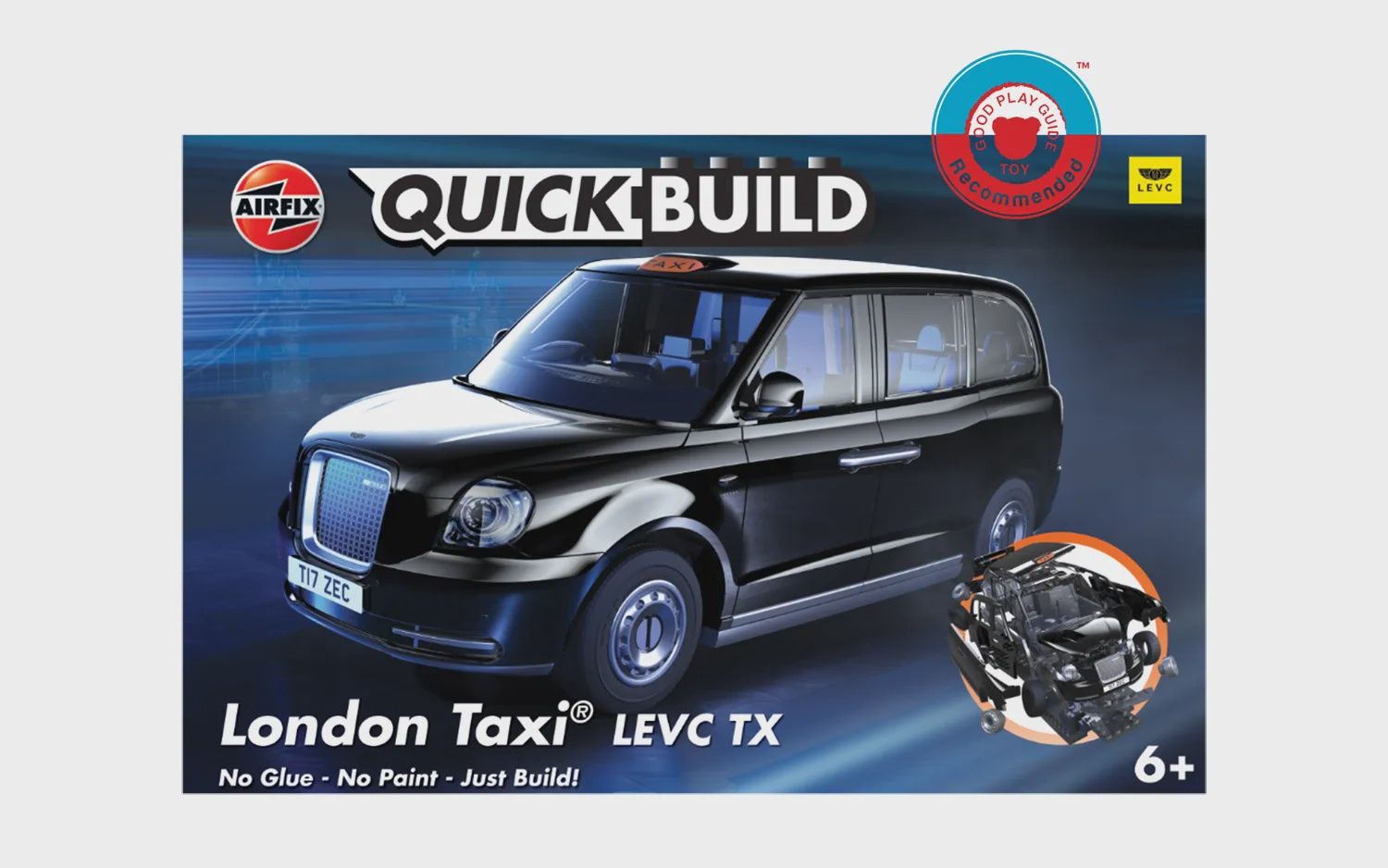 London Taxi Levc Tx Quick Build Kit #J6051 by Airfix