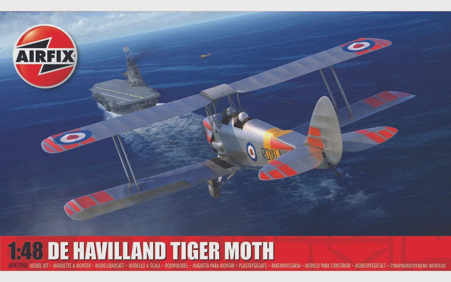 De Havilland Tiger Moth 1/48 #04104A by Airfix
