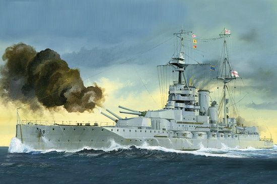 HMS Queen Elizabeth 1918 1/700 #05797 by Trumpeter