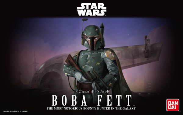 Star Wars Boba Fett 1/12 Action Figure Model Kit #5064107 by Bandai