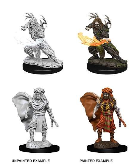 D&amp;D Unpainted Mini - Male Human Druid 73390