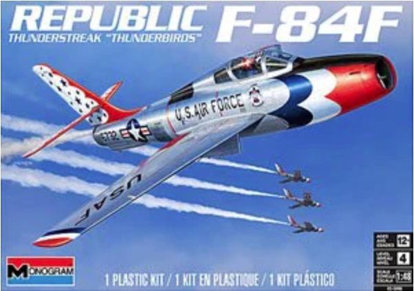 F-84F Thunderstreak Thunderbirds 1/25 #5996 by Revell