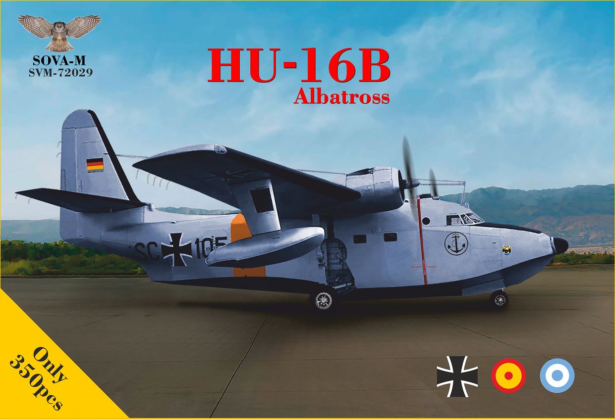 HU-16B "Albatross" flying boat (Germany/ Spain/ Argentina) 1/72 #72029 by Sova-M