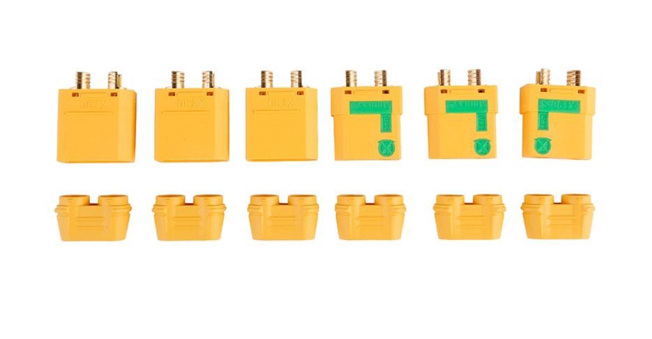 Plug (3M + 3F): XT90S - XT90S